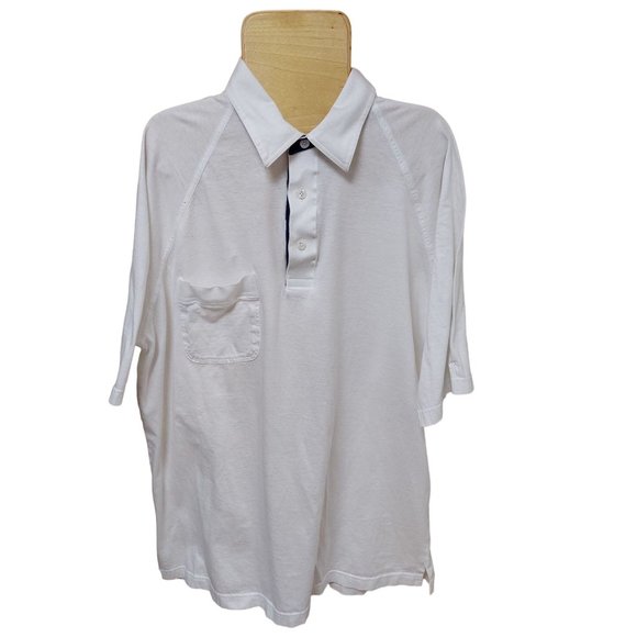 Arnold Palmer Other - Arnold Palmer Shirt Mens XL Tall White Short Sleeve Polo Golf Activewear